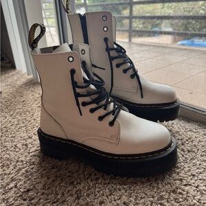Dr. Martens White Jadon Boots